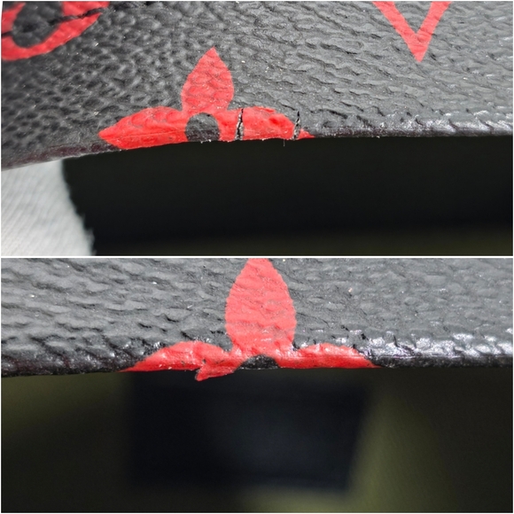 ✨️Authentic Louis Vuitton Infrarouge PM Palm Springs Red Monogram Backpack - Picture 6 of 16